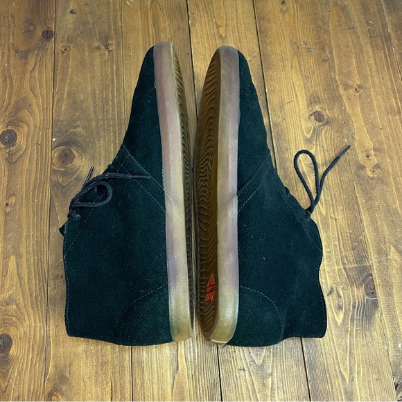 Reef Mens size 13 black suede corsac fox CC chukka boots - Picture 3 of 9